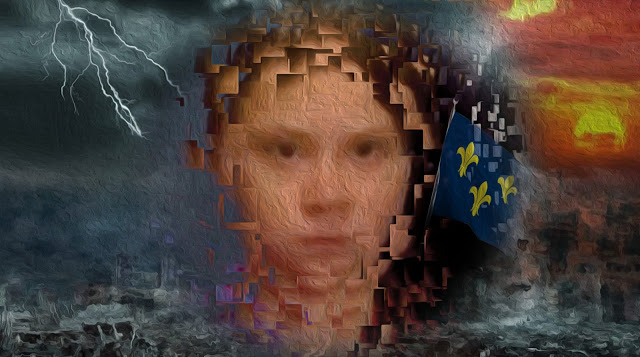 Greta Thunberg, after image by Adam Ferris